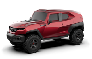 Illustration for article titled The Rezvani Tank Is A $178,000 Jeep Wrangler Unlimited Doing Sci-Fi Cosplay